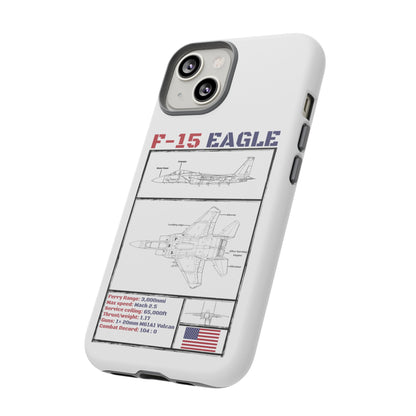 F-15 Schematic rigid Phone Case (USAF colour-ways)