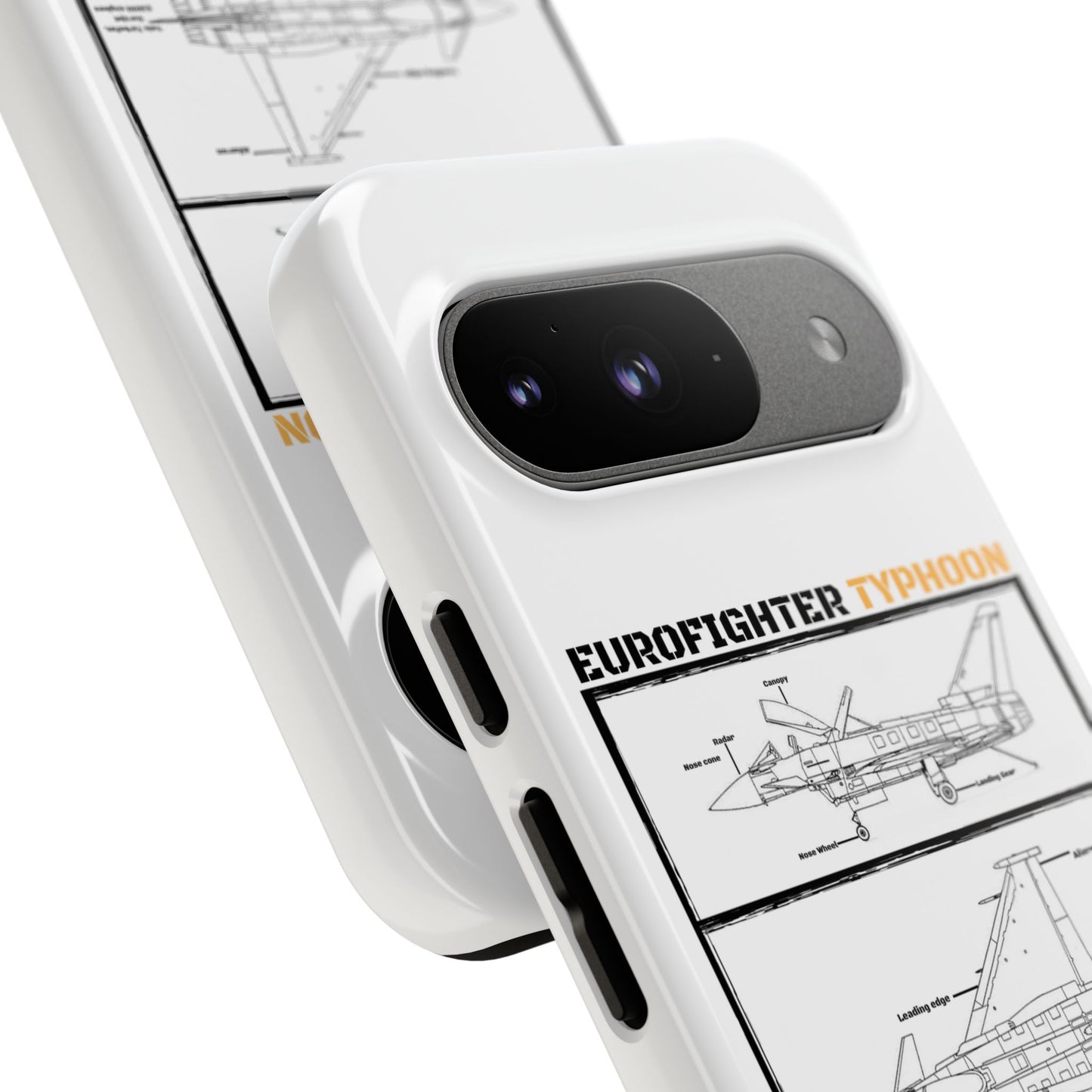Eurofighter typhoon Schematic edition phone case (Luftwaffe Colour-Way)