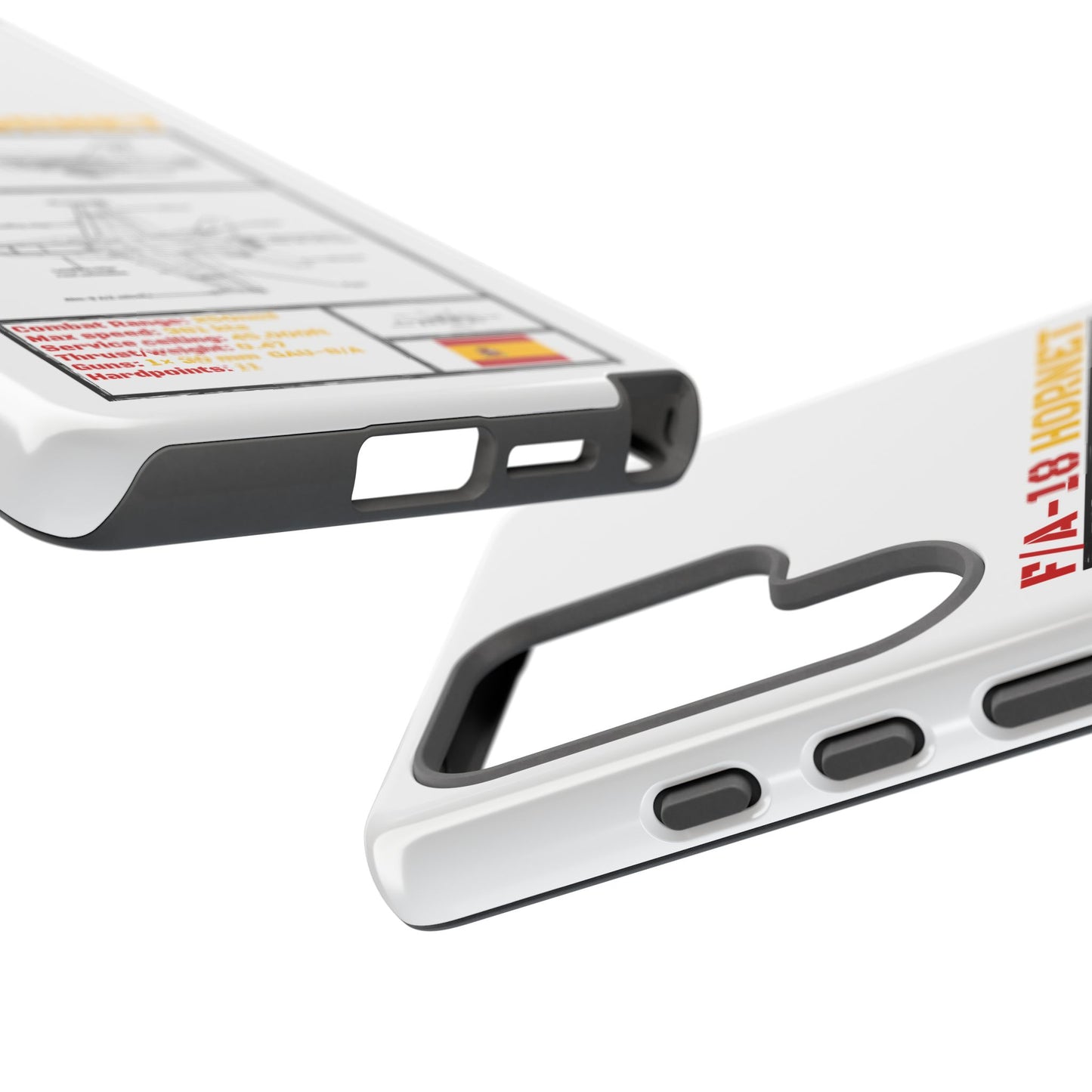 F/A-18 Hornet Schematic edition phone case (EDA Colour-Way)