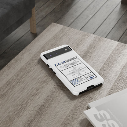 F/A-18 Hornet Schematic edition phone case (FAF Colour-Way)