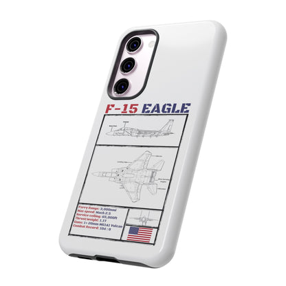 F-15 Schematic rigid Phone Case (USAF colour-ways)