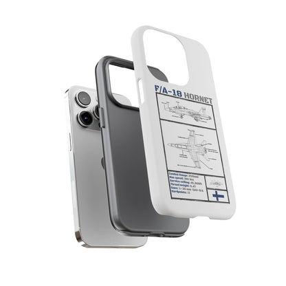 F/A-18 Hornet Schematic edition phone case (FAF Colour-Way)