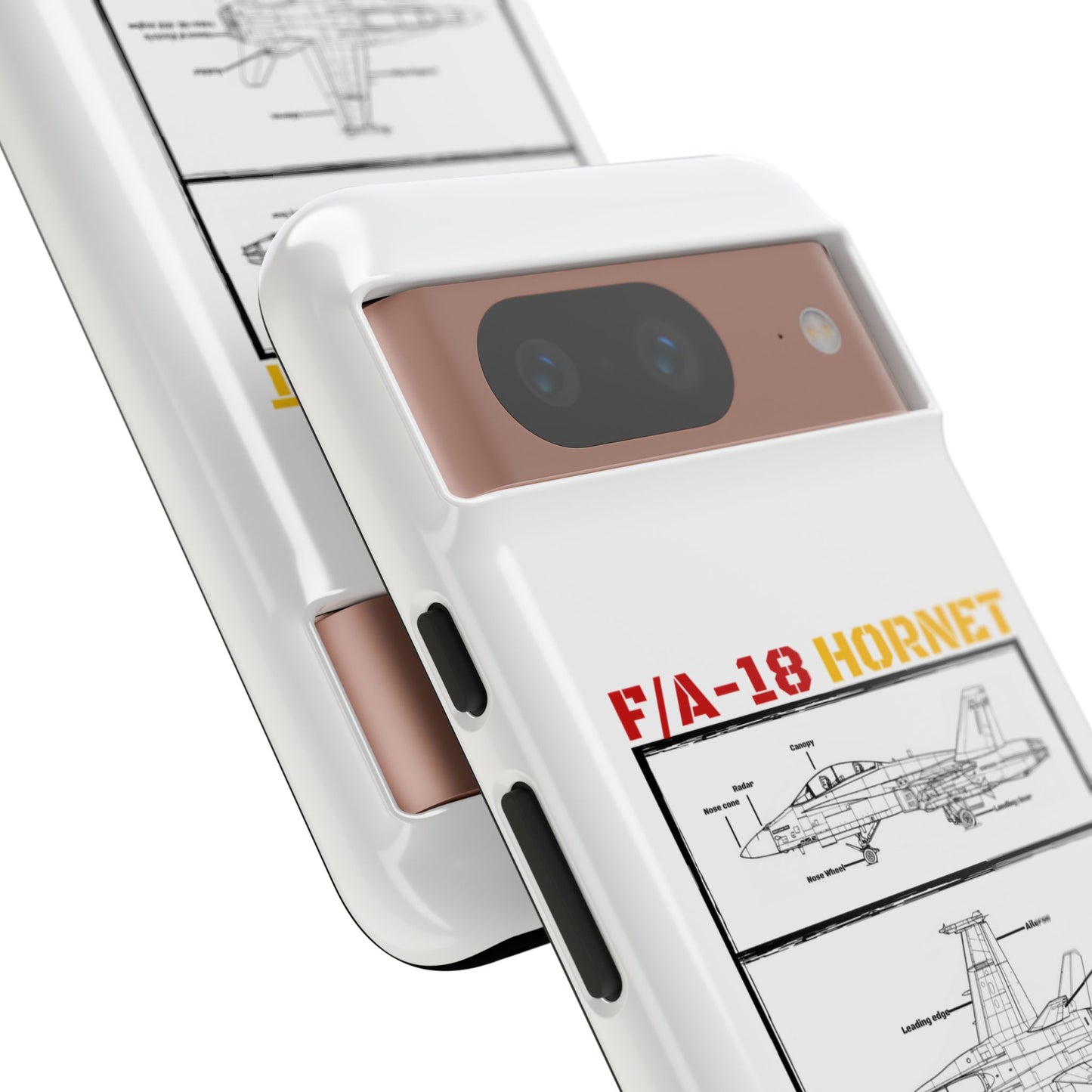 F/A-18 Hornet Schematic edition phone case (EDA Colour-Way)