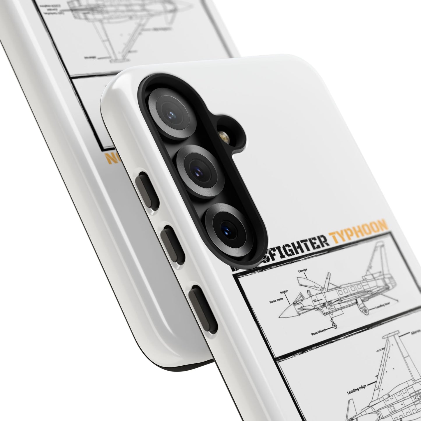 Eurofighter typhoon Schematic edition phone case (Luftwaffe Colour-Way)