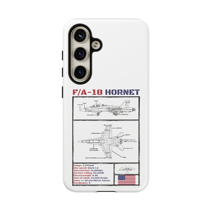 F/A-18 Schematic Rigid Phone Case (USAF colour-ways)