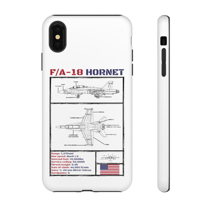 F/A-18 Schematic Rigid Phone Case (USAF colour-ways)