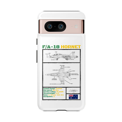 F/A-18 Hornet Schematic edition phone case (RAAF Colour-Way)