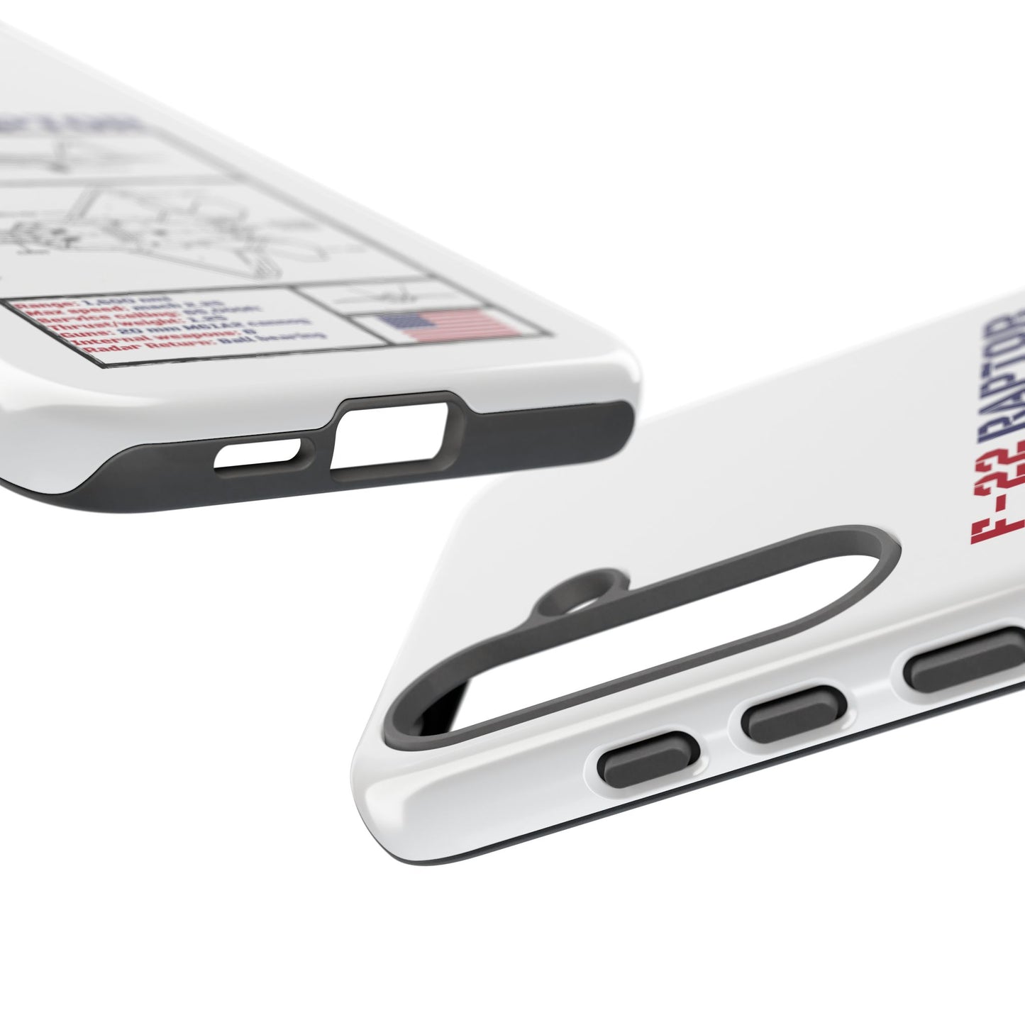 F-22 Raptor Schematic edition phone case (USAF Colour-Way)