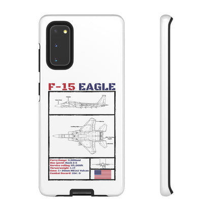 F-15 Schematic edition phone case