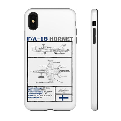 F/A-18 Hornet Schematic edition phone case (FAF Colour-Way)