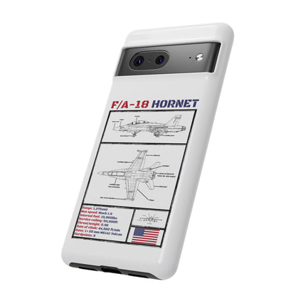 F/A-18 Hornet Schematic edition phone case (USAF Colour-Way)