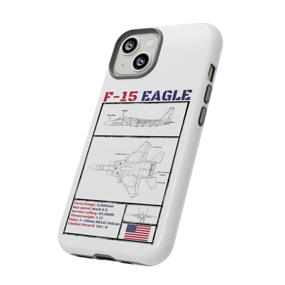 F-15 Schematic rigid Phone Case (USAF colour-ways)