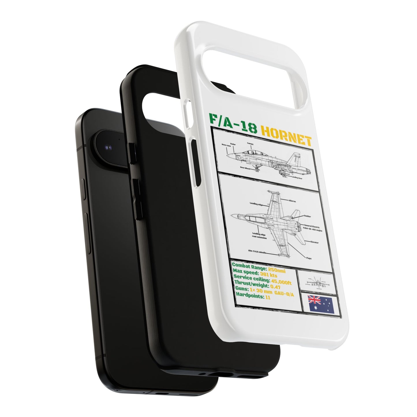 F/A-18 Hornet Schematic edition phone case (RAAF Colour-Way)
