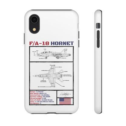 F/A-18 Hornet Schematic edition phone case