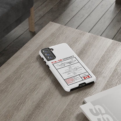 F/A-18 Hornet Schematic edition phone case (RCAF Colour-Way)