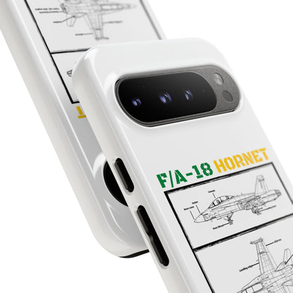 F/A-18 Hornet Schematic edition phone case (RAAF Colour-Way)