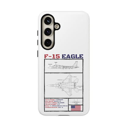 F-15 Schematic rigid Phone Case (USAF colour-ways)