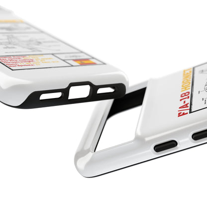 F/A-18 Hornet Schematic edition phone case (EDA Colour-Way)
