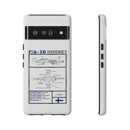 F/A-18 Hornet Schematic edition phone case (FAF Colour-Way)