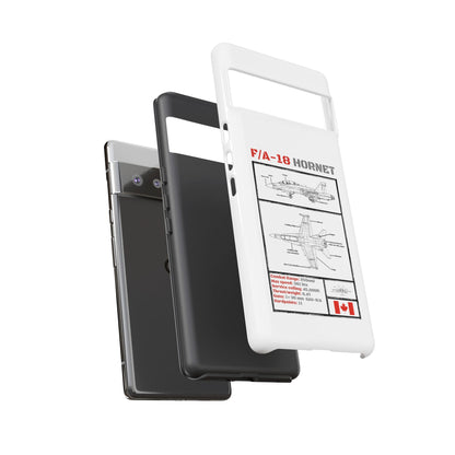 F/A-18 Hornet Schematic edition phone case (RCAF Colour-Way)