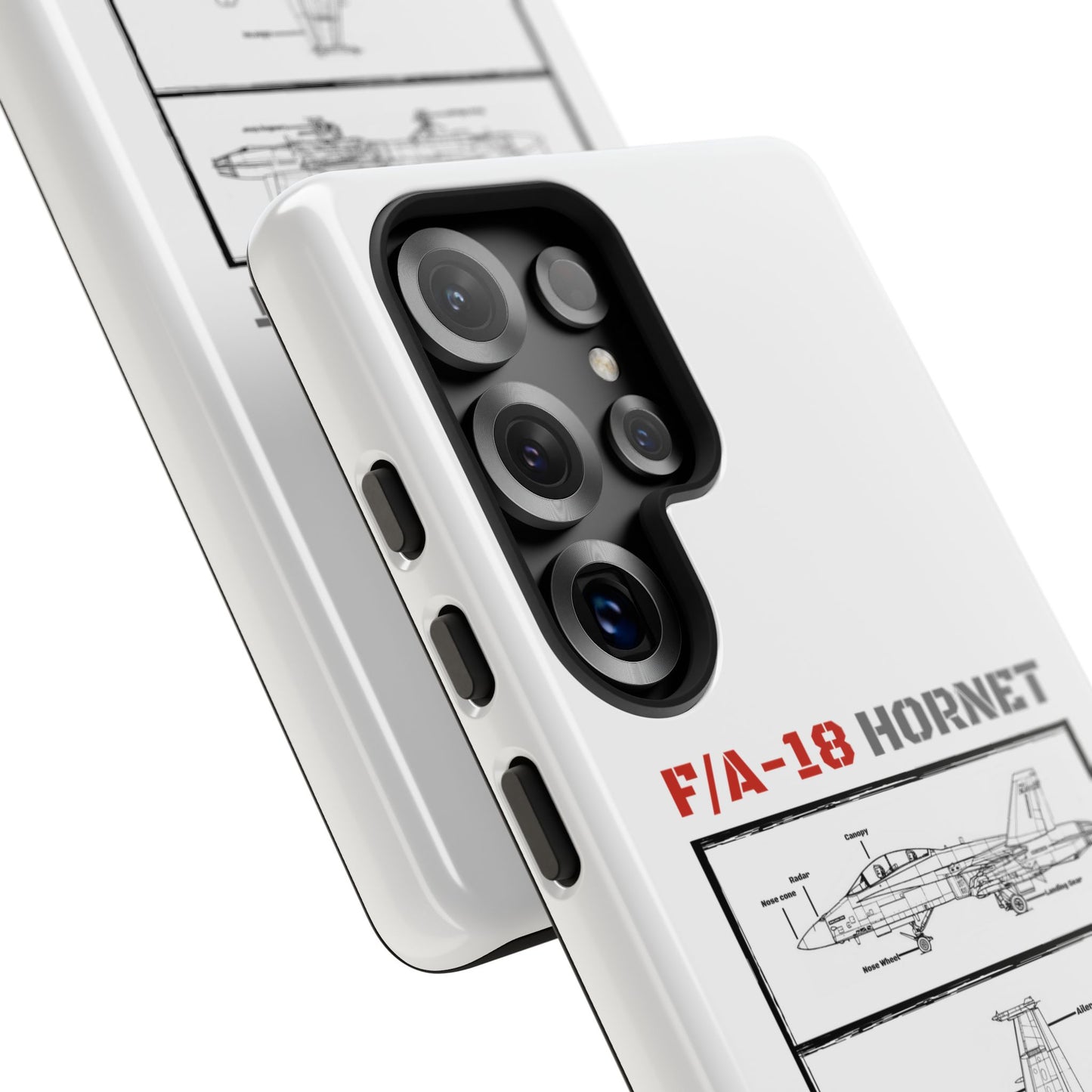 F/A-18 Hornet Schematic edition phone case (RCAF Colour-Way)