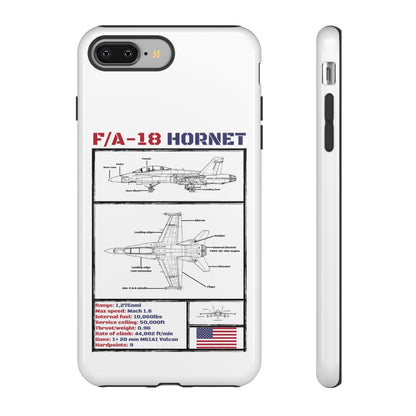 F/A-18 Hornet Schematic edition phone case (USAF Colour-Way)