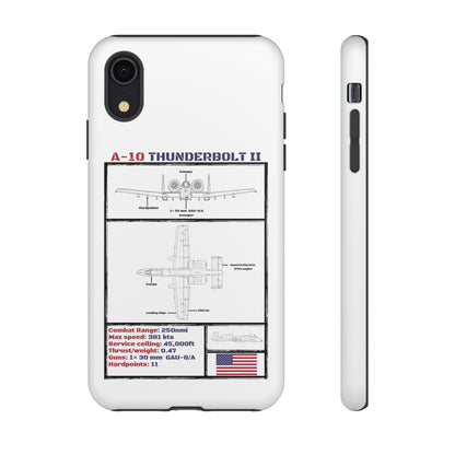 A-10 Schematic Rigid Phone Case (USAF colour-ways)