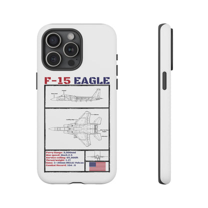 F-15 Schematic edition phone case