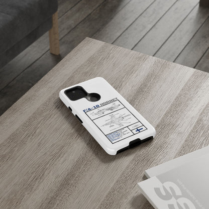 F/A-18 Hornet Schematic edition phone case (FAF Colour-Way)