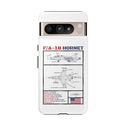 F/A-18 Schematic Rigid Phone Case (USAF colour-ways)