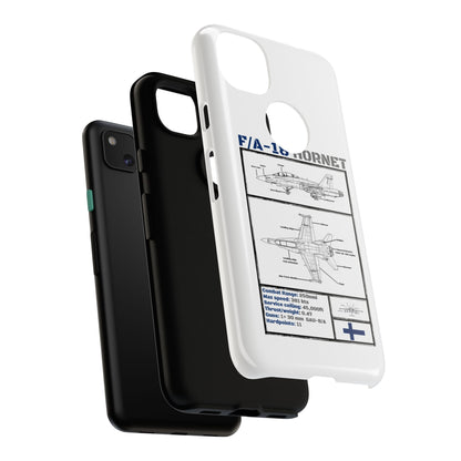 F/A-18 Hornet Schematic edition phone case (FAF Colour-Way)