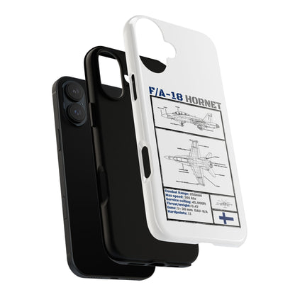 F/A-18 Hornet Schematic edition phone case (FAF Colour-Way)