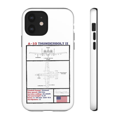 A-10 Schematic Rigid Phone Case (USAF colour-ways)