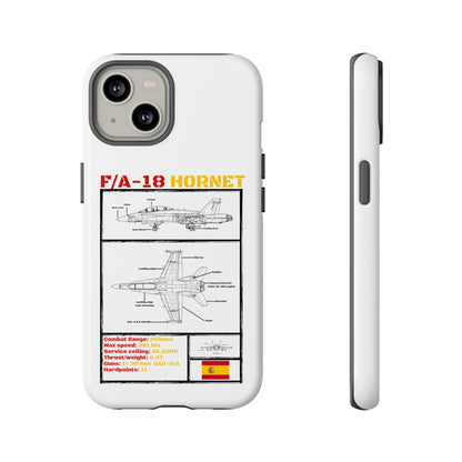 F/A-18 Hornet Schematic edition phone case (EDA Colour-Way)