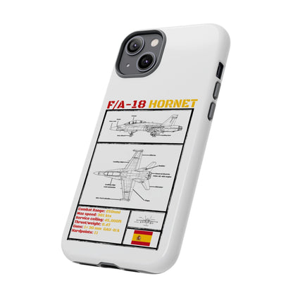 F/A-18 Hornet Schematic edition phone case (EDA Colour-Way)
