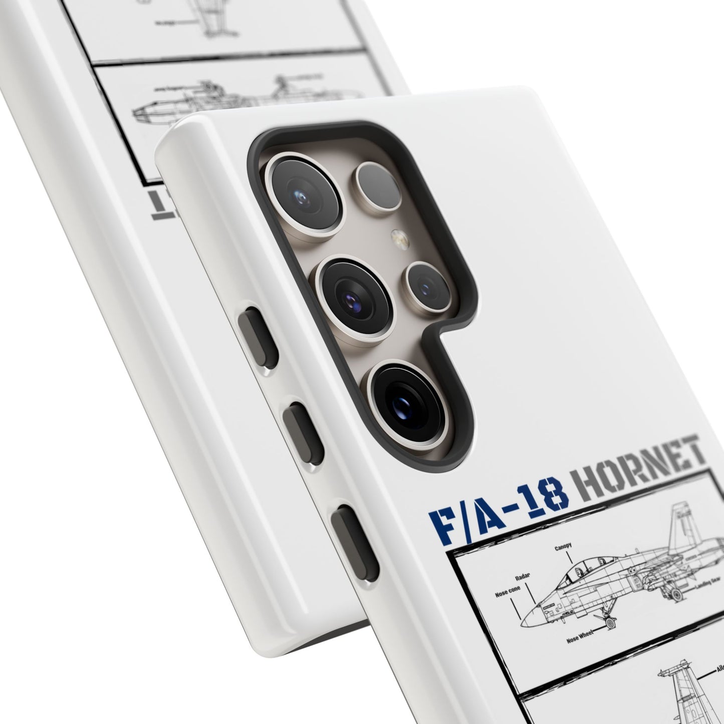 F/A-18 Hornet Schematic edition phone case (FAF Colour-Way)