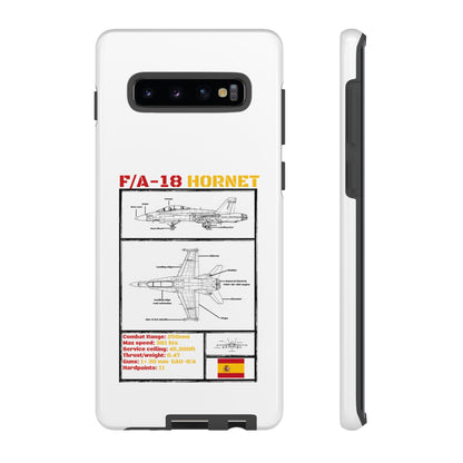F/A-18 Hornet Schematic edition phone case (EDA Colour-Way)
