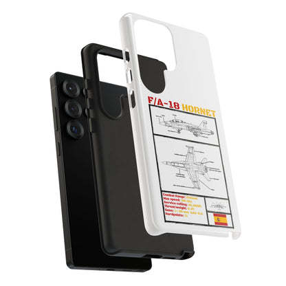 F/A-18 Hornet Schematic edition phone case (EDA Colour-Way)