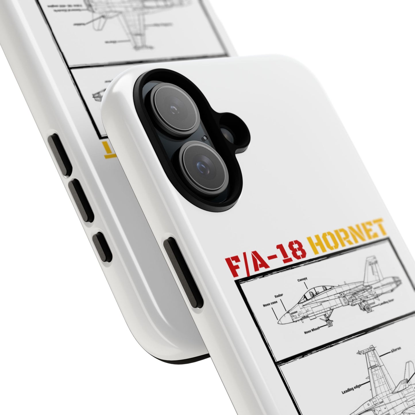 F/A-18 Hornet Schematic edition phone case (EDA Colour-Way)