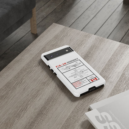 F/A-18 Hornet Schematic edition phone case (RCAF Colour-Way)