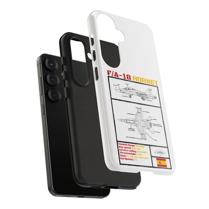F/A-18 Hornet Schematic edition phone case (EDA Colour-Way)