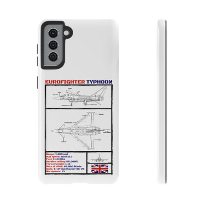Eurofighter typhoon Schematic edition phone case (RAF Colour-Way)