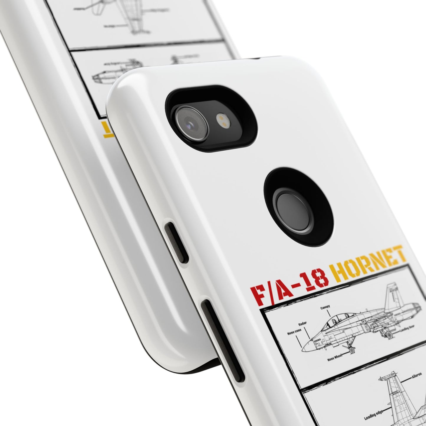 F/A-18 Hornet Schematic edition phone case (EDA Colour-Way)