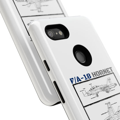 F/A-18 Hornet Schematic edition phone case (FAF Colour-Way)