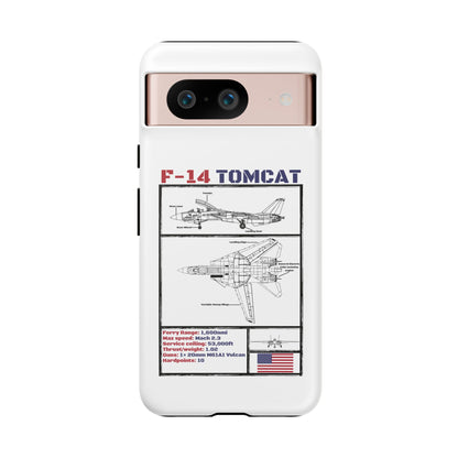 F-14 Tomcat Schematic edition phone case