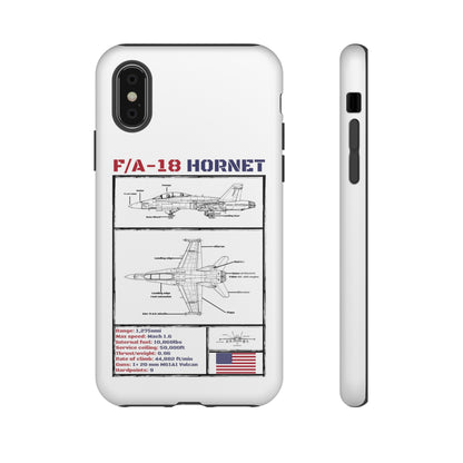 F/A-18 Schematic Rigid Phone Case (USAF colour-ways)