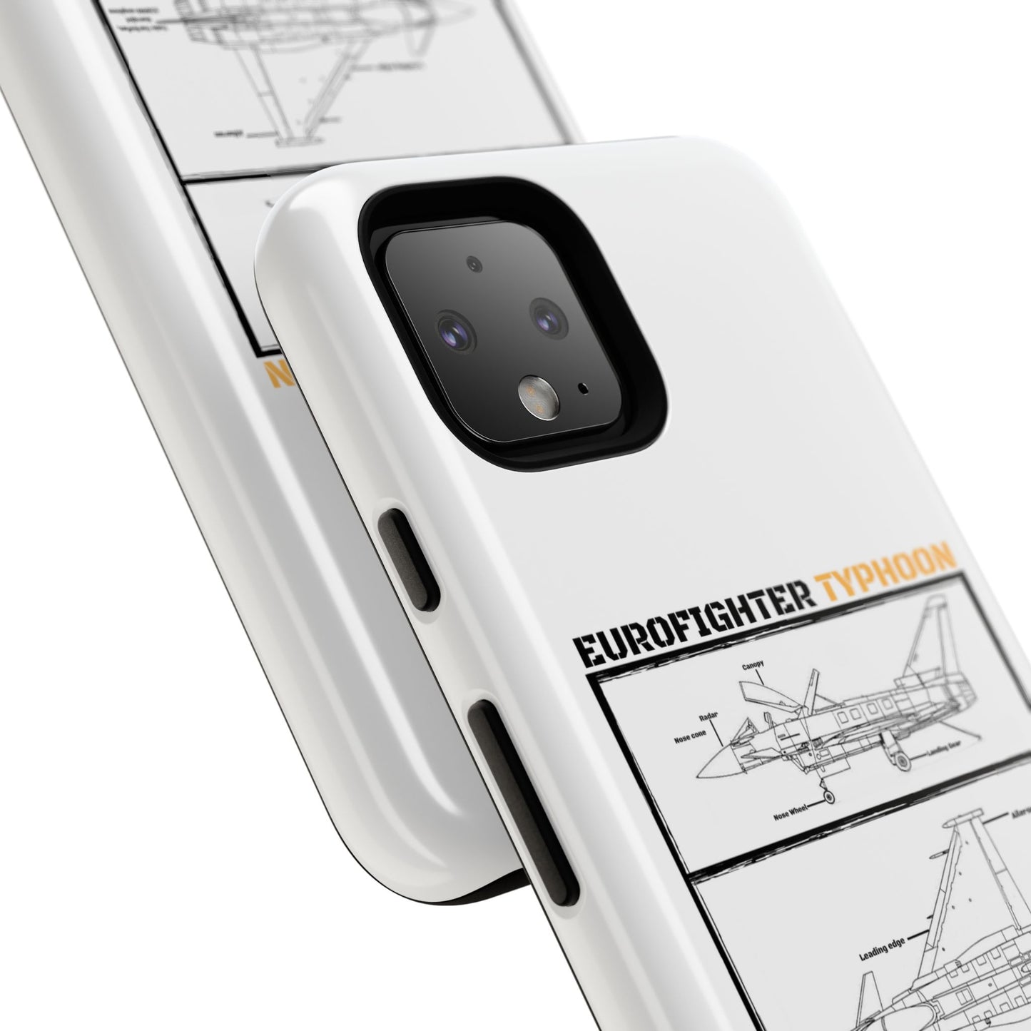Eurofighter typhoon Schematic edition phone case (Luftwaffe Colour-Way)