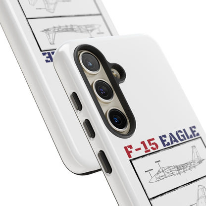 F-15 Schematic rigid Phone Case (USAF colour-ways)