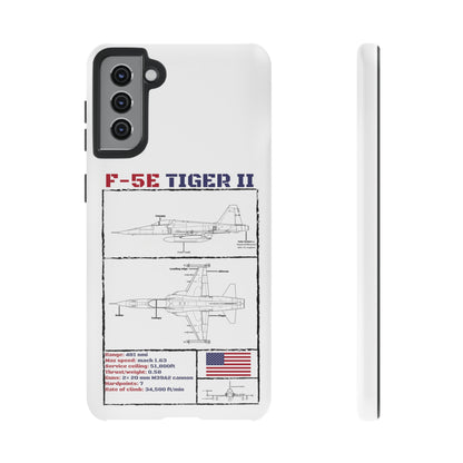 F-5E Schematic Durable Phone Case (USAF colour-ways)