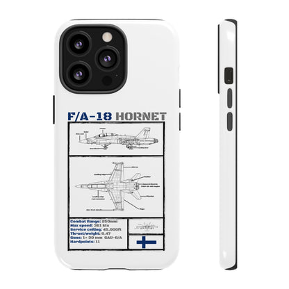 F/A-18 Hornet Schematic edition phone case (FAF Colour-Way)